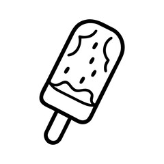Popsicle Icon for Web and Graphic Design