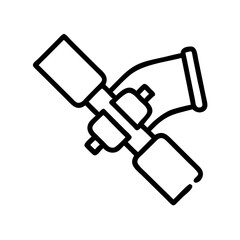 Safety Belt Icon for Web and Graphic Design