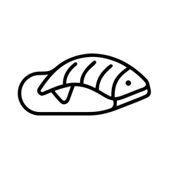 Seafood Salmon Fish Fillet Icon for Web and Graphic Design