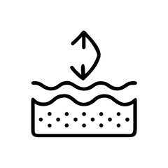 Skin Layer Care Icon for Web and Graphic Design