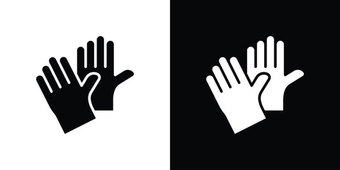 Glove icon symbol infographics website design, logo, app, UI