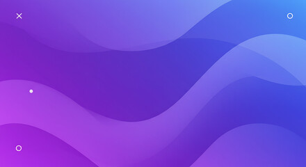Fototapeta premium Modern abstract flowing wave design with trendy gradient perfect for website headers or social media backgrounds