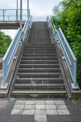 Fototapeta premium Modern Urban Bridge Staircase Design