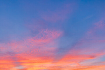 Fototapeta premium 光芒の夕焼け