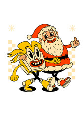 cartoon santa claus