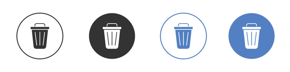 Trash icon pictogram for your web site design, logo