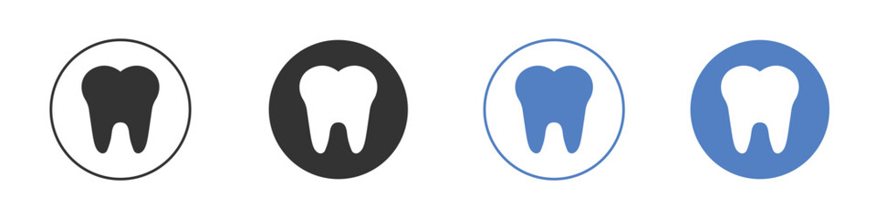 Tooth icon pictogram for your web site design, logo