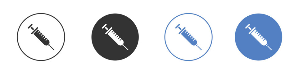 Syringe injection icon pictogram for your web site design, logo