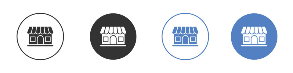 Shop icon pictogram for your web site design, logo