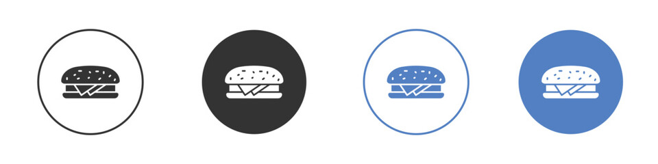 Sandwich icon pictogram for your web site design, logo