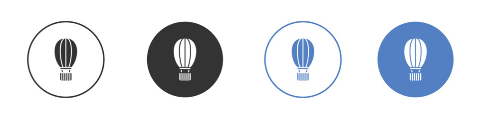 Hot air balloon icon pictogram for your web site design, logo