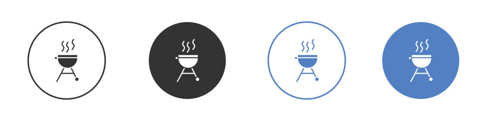 Grill icon pictogram for your web site design, logo