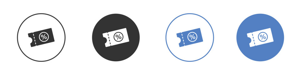 Coupon icon pictogram for your web site design, logo