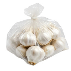 White garlic pile texture. Fresh garlic on market table closeup photo. Vitamin healthy food spice image. Spicy cooking ingredient picture. Pile of white garlic heads.