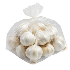 White garlic pile texture. Fresh garlic on market table closeup photo. Vitamin healthy food spice image. Spicy cooking ingredient picture. Pile of white garlic heads.