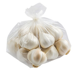 White garlic pile texture. Fresh garlic on market table closeup photo. Vitamin healthy food spice image. Spicy cooking ingredient picture. Pile of white garlic heads.