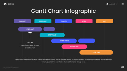 Gantt Chart Infographic