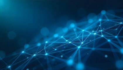 Minimalist technology background with geometric shapes and subtle gradients, cool blue and gray tones, clean and professional look .