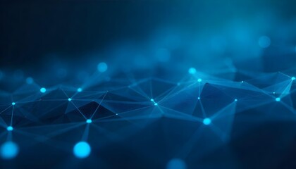 Minimalist technology background with geometric shapes and subtle gradients, cool blue and gray tones, clean and professional look .