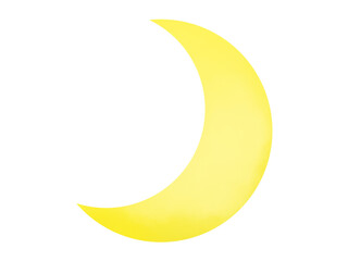 シンプルな月・三日月のイラスト・アイコン