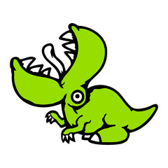 T-Rex Big Mouth Open Tongue Out Roar Funny Dino