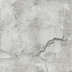 Fototapeta premium A close-up shot reveals a textured surface resembling weathered concrete, showing cracks, pits, and variations in tone. The grayscale palette emphasizes the roughness and age