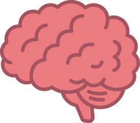 vector illustration of a brain