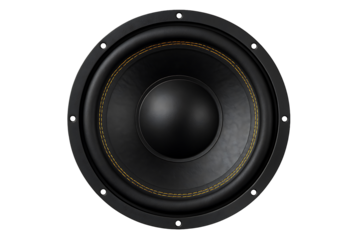 Premium subwoofer audio speaker for car or home theater system sound quality and bass enhancement device