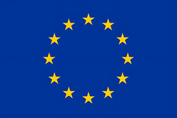 The Flag of the European Union Symbolizing Unity and Cooperation Among Member States	