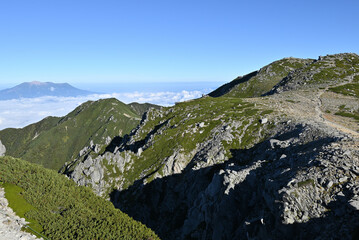 Climbing Mt. Kiso-Komagatake, Nagano, Japan