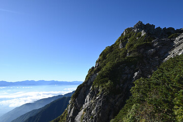 Climbing Mt. Kiso-Komagatake, Nagano, Japan