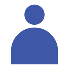 Flat Male User Icon Design