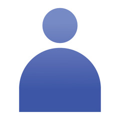 Flat Male User Icon Design