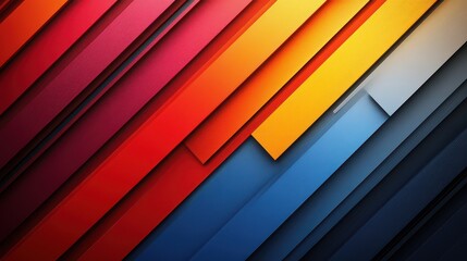 Obraz premium Abstract colorful diagonal stripes background.