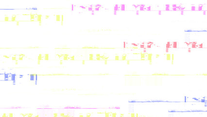 Cyberpunk Street Light Motion with VHS Effect and Pixel Elements. Techno glitch style backdrop. Glitched banner with TV noise, Glitch camera effect. TV scan line monitor. Data noise texture