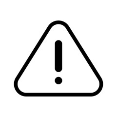 Risk Warning Line Icon of Risk Management Icon Set