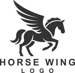 Winged Horse: Majestic Logo Design