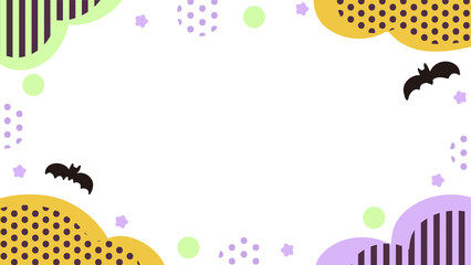 動画配信用の背景47　ハロウィン柄