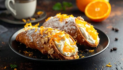 Cannoli delight with ricotta