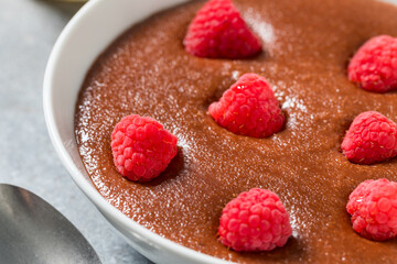 Creamy Chocolate Farina Porridge for Breakfast
