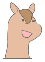 Horse peeking out (Single unit)