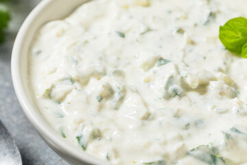 Healthy Homemade Indian Raita Sauce Dip