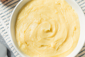 Homemade Sweet Vanilla Custard Pudding