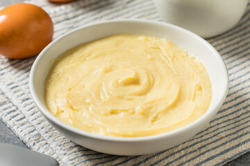 Homemade Sweet Vanilla Custard Pudding