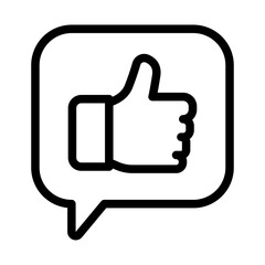 Social Media Marketing Line Icon of Social Media Marketing Icon Set