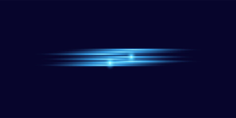 City road car light trails motion background. Illustration of light ray, stripe line with blue light, speed motion background.