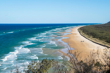 K'gari Beach Trak, Great Sandy National Park, view from Indian Head