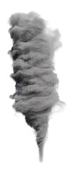 Tornado Storm, Dangerous swirling tornado with cloud and powerful wind with isolated on transparent background. PNG file, 3D rendering