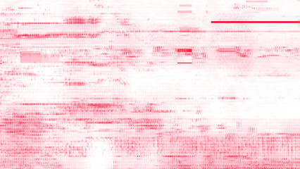 Glitch Art Texture with Retro Monitor Scan Lines and Color Elements. Techno glitch style backdrop. Glitched banner with TV noise, Glitch camera effect. TV scan line monitor. Data noise texture.