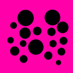 pink dots background